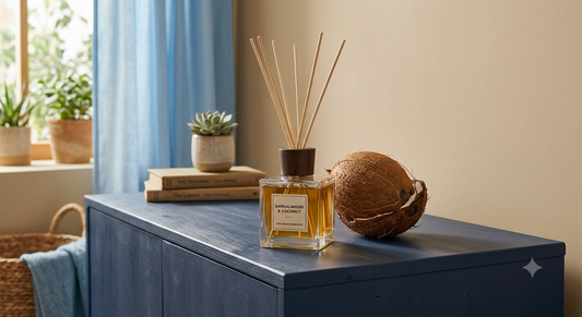Difusor de Aromas con Varillas – Coco & Sándalo