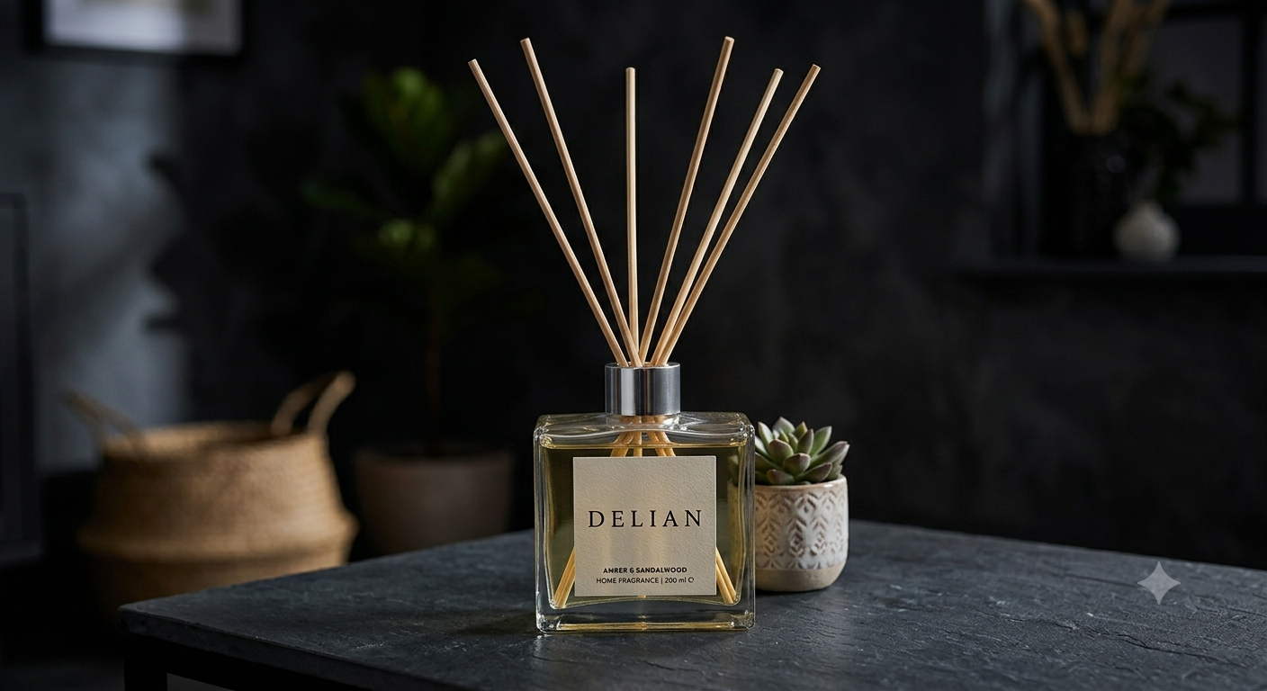 Difusor de Varillas – Vainilla Dorada & Cálido Confort
